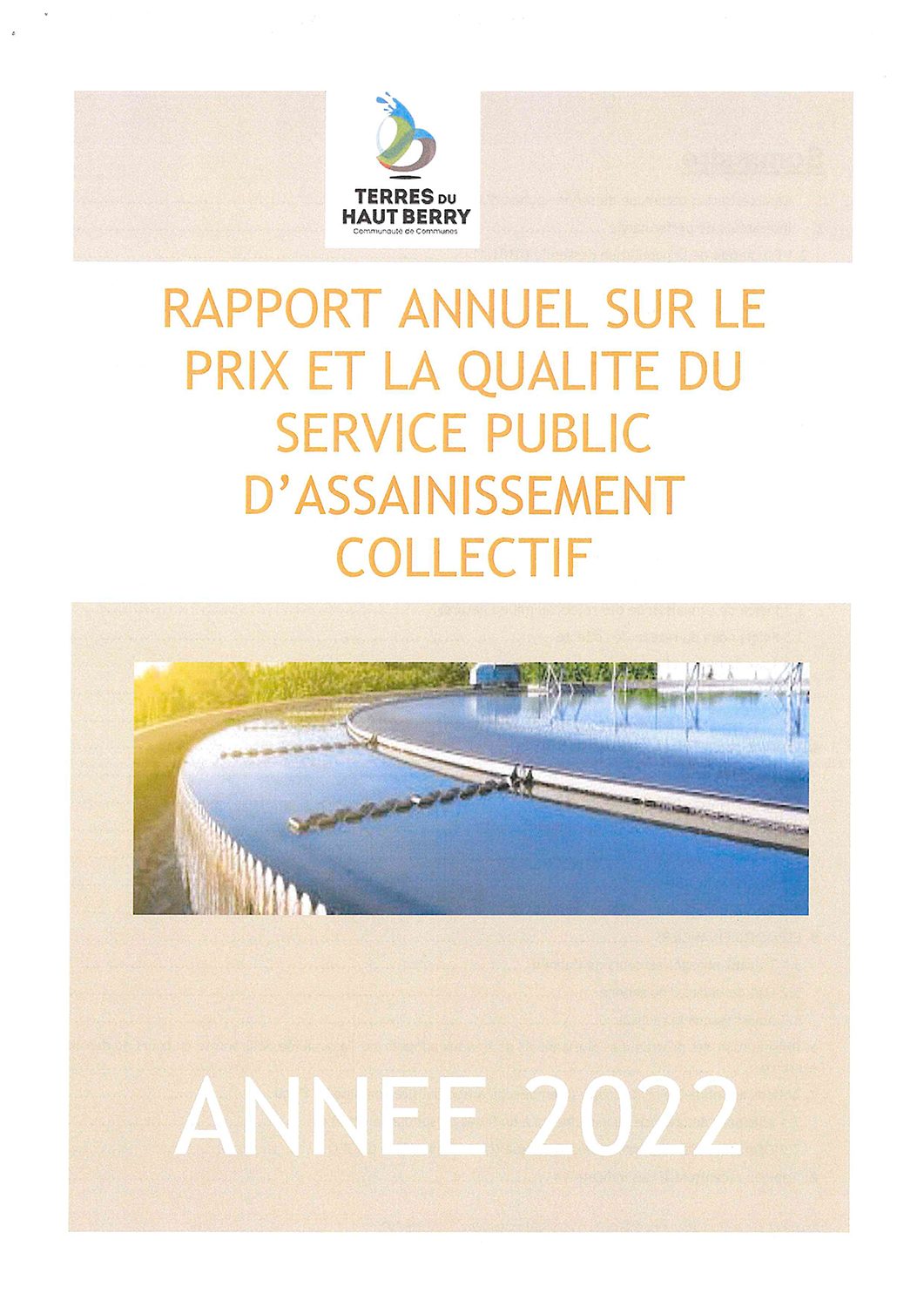 Rapport Annuel Assainissement